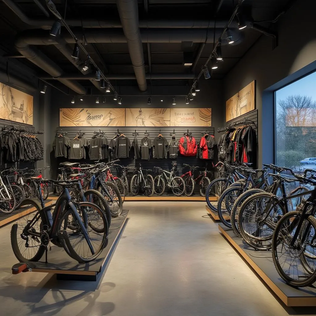 Interior de nuestra tienda de deportes en Mendoza