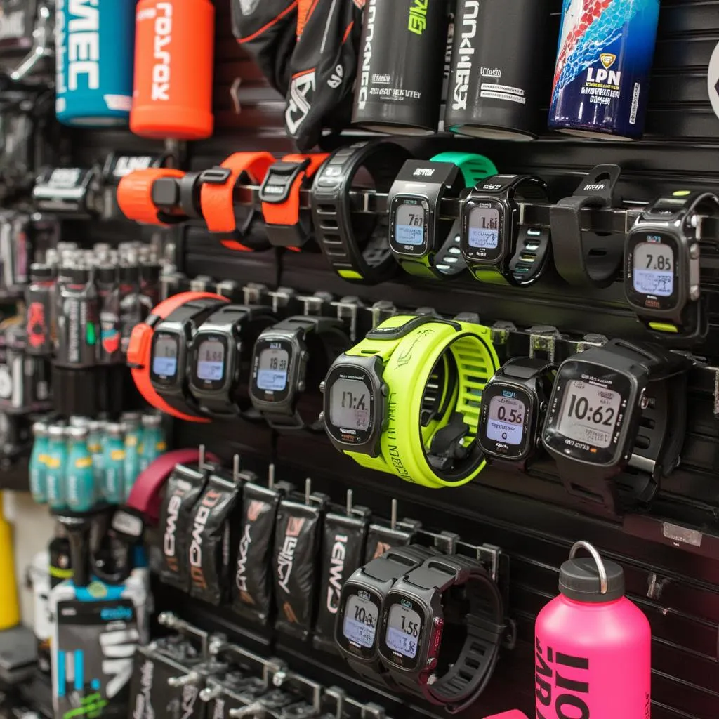 Accesorios deportivos variados