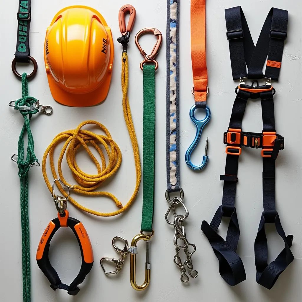 Equipo de escalada profesional