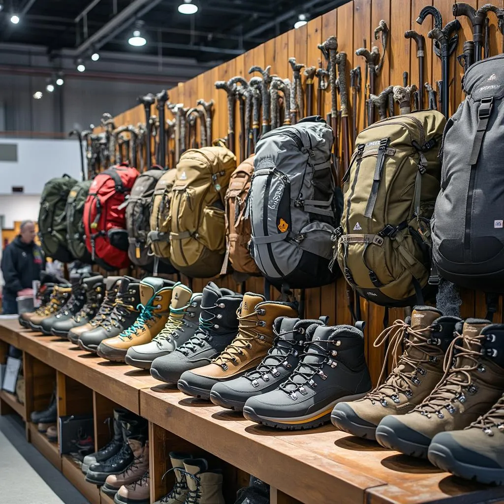 Equipamiento para senderismo y trekking
