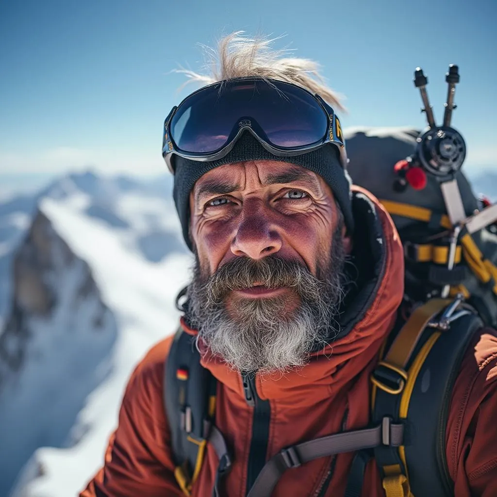 Foto de Martín Gómez, montañista